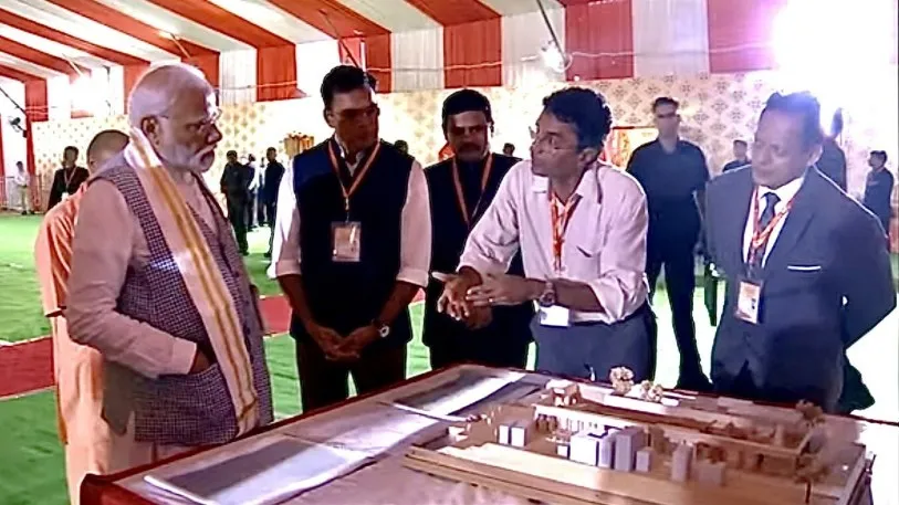 PM Modi launches the Crematorium Redevelopment by Edifice Consultants in Varanasi