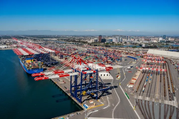 Report Shows Long Beach Container Terminal On Track to Reach Net Zero as Shipments Continue Upward Climb