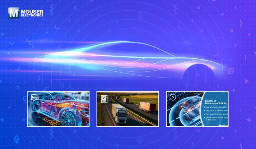 Mouser Electronics Paves the Way for Engineers with Online Automotive Resource Center