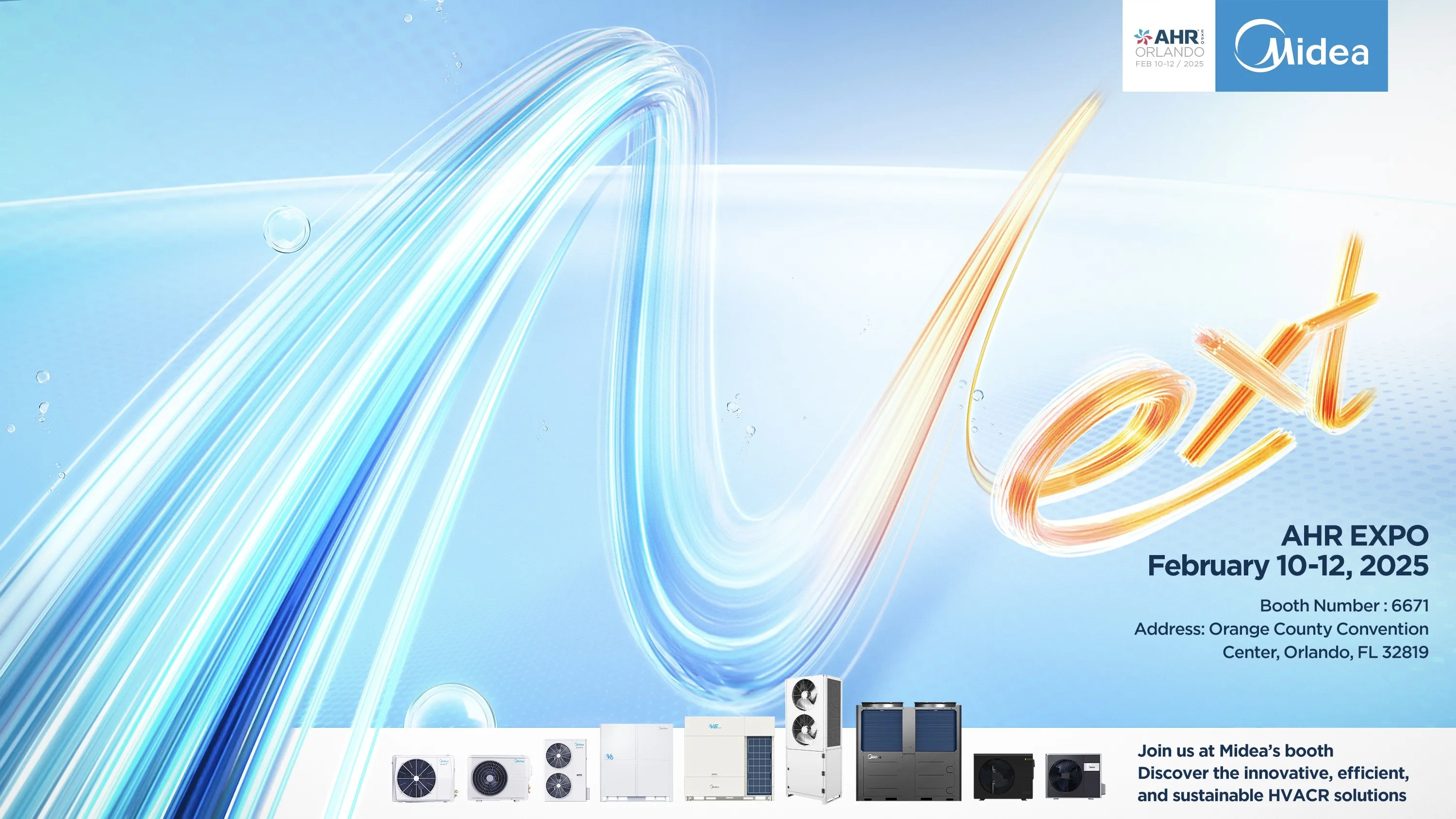 Midea Building Technologies Showcases the Latest Sustainable Innovations at AHR in Orlando