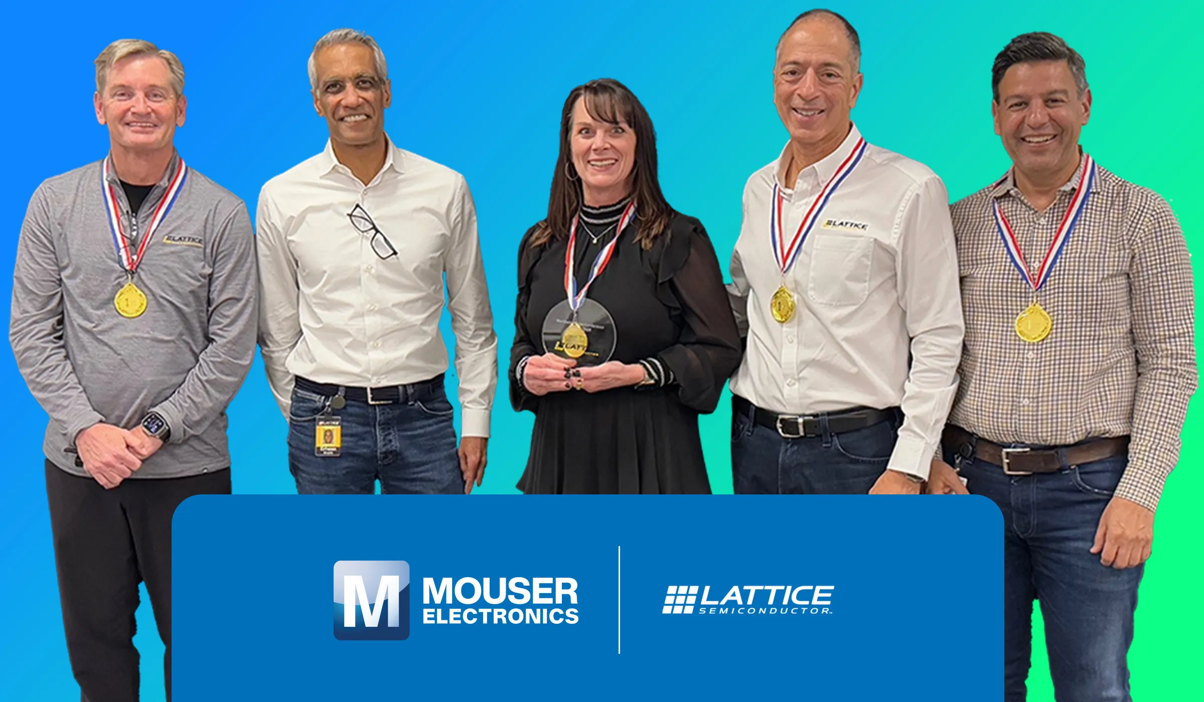 Mouser Electronics Honored with 2024 Distribution Excellence Award by Lattice Semiconductor