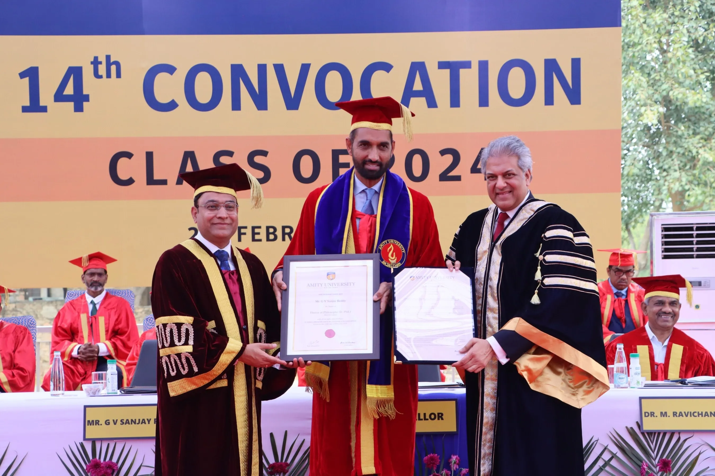 Amity University Rajasthan Celebrates Class of 2024 at Prestigious Convocation Ceremony