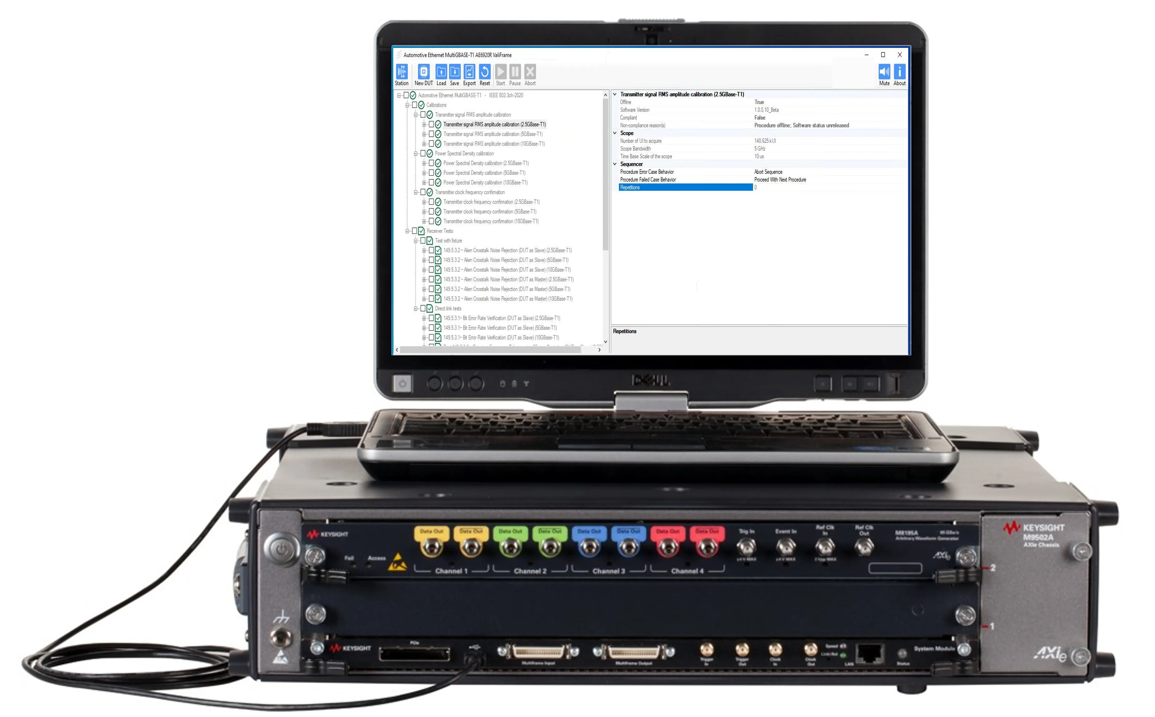Keysight Introduces Comprehensive Physical Layer Receiver Test Solution for MultiGBASE-T1