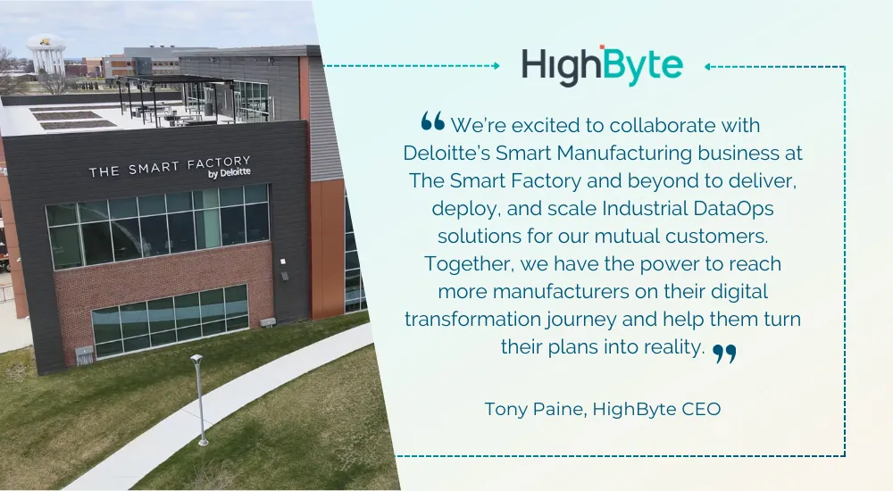 HighByte Joins The Smart Factory by Deloitte @ Wichita