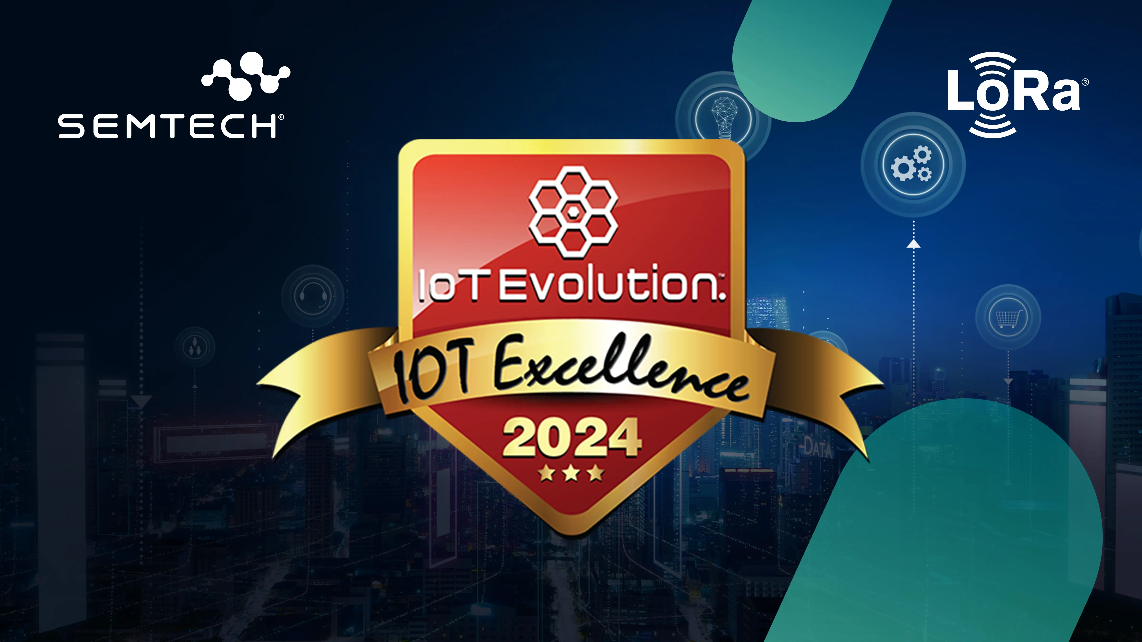 Semtech Receives 2024 IoT Excellence Award