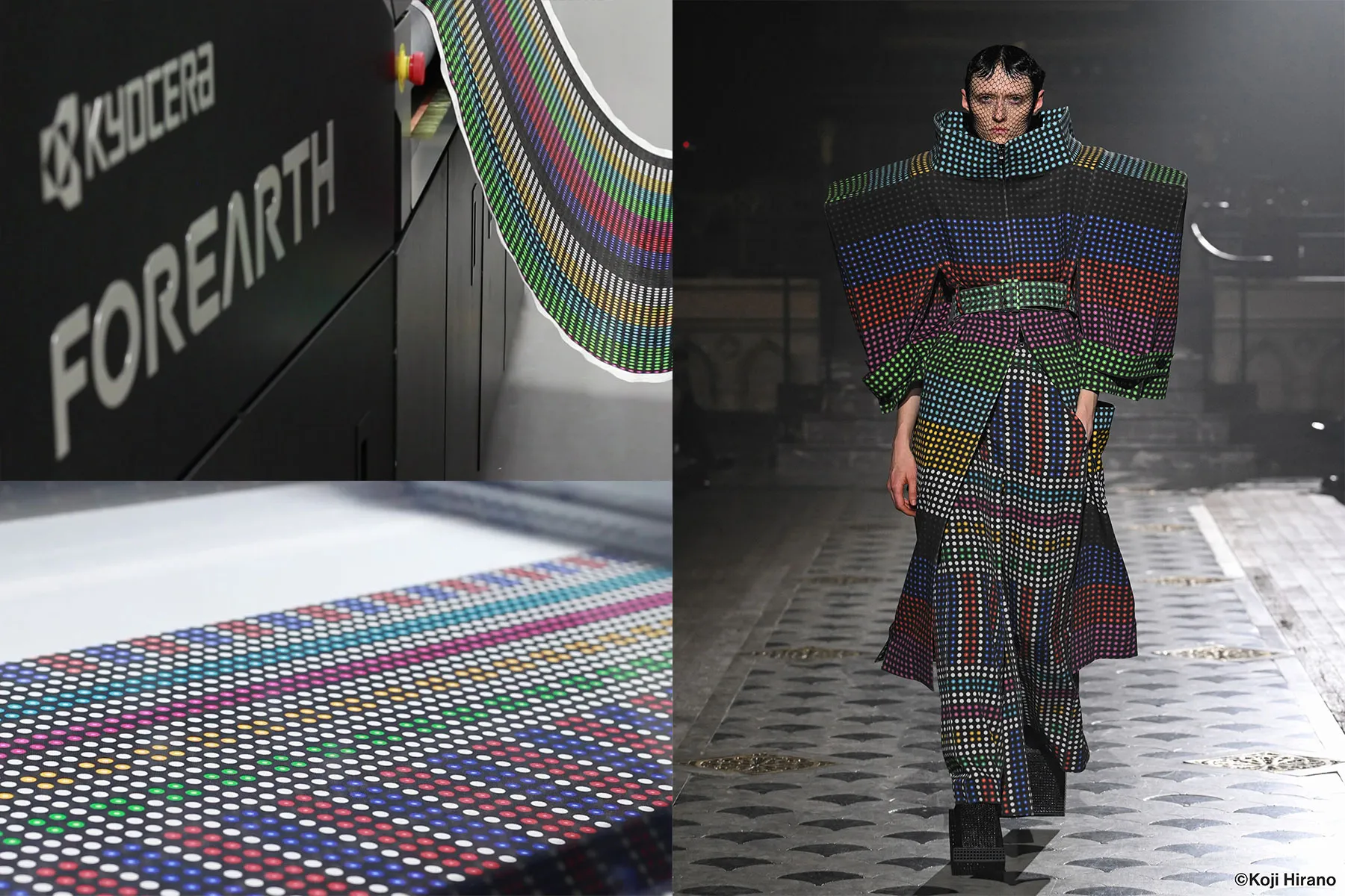 Kyocera - ANREALAGE and FOREARTH Collaborate for the third time at Paris Fashion Week 2025 AW