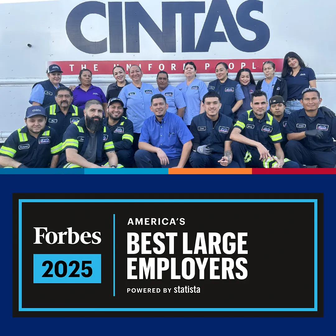 Cintas Corporation Listed on Forbes’ List of America’s Best Large Employers