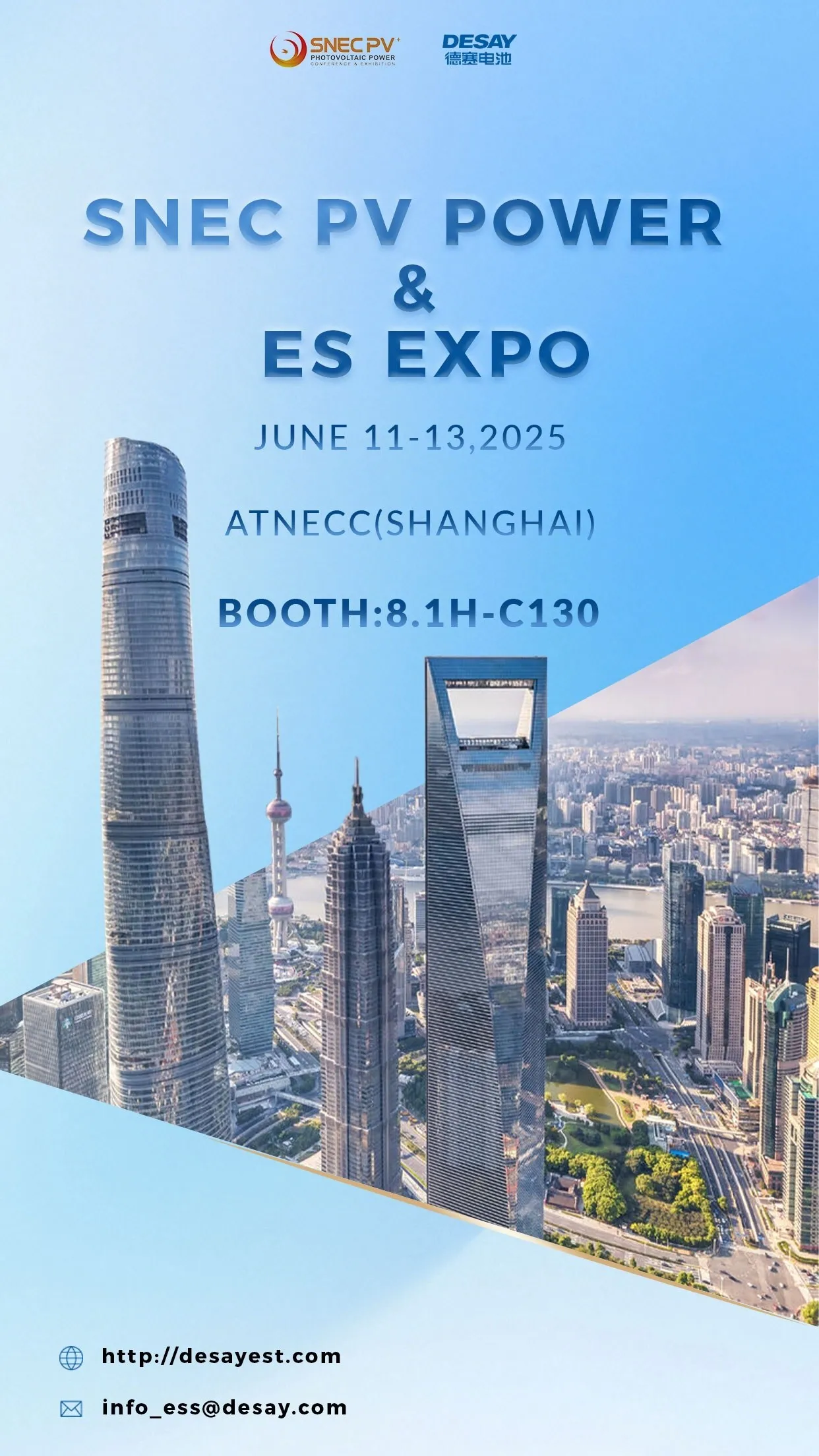 Desay Battery Unveils Innovative Energy Storage Solutions at SNEC PV+ Expo, Announces Strategic Partnership with Turkish Energy Leader Demir Enerji