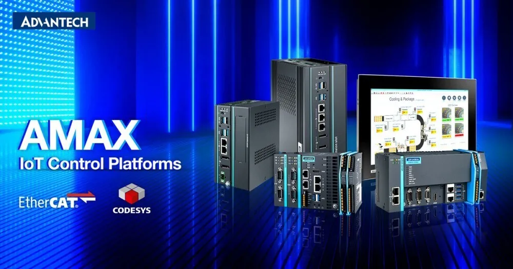 Advantech Unveils AMAX IoT Control Platforms with Deterministic Real-Time Performance and Flexibility