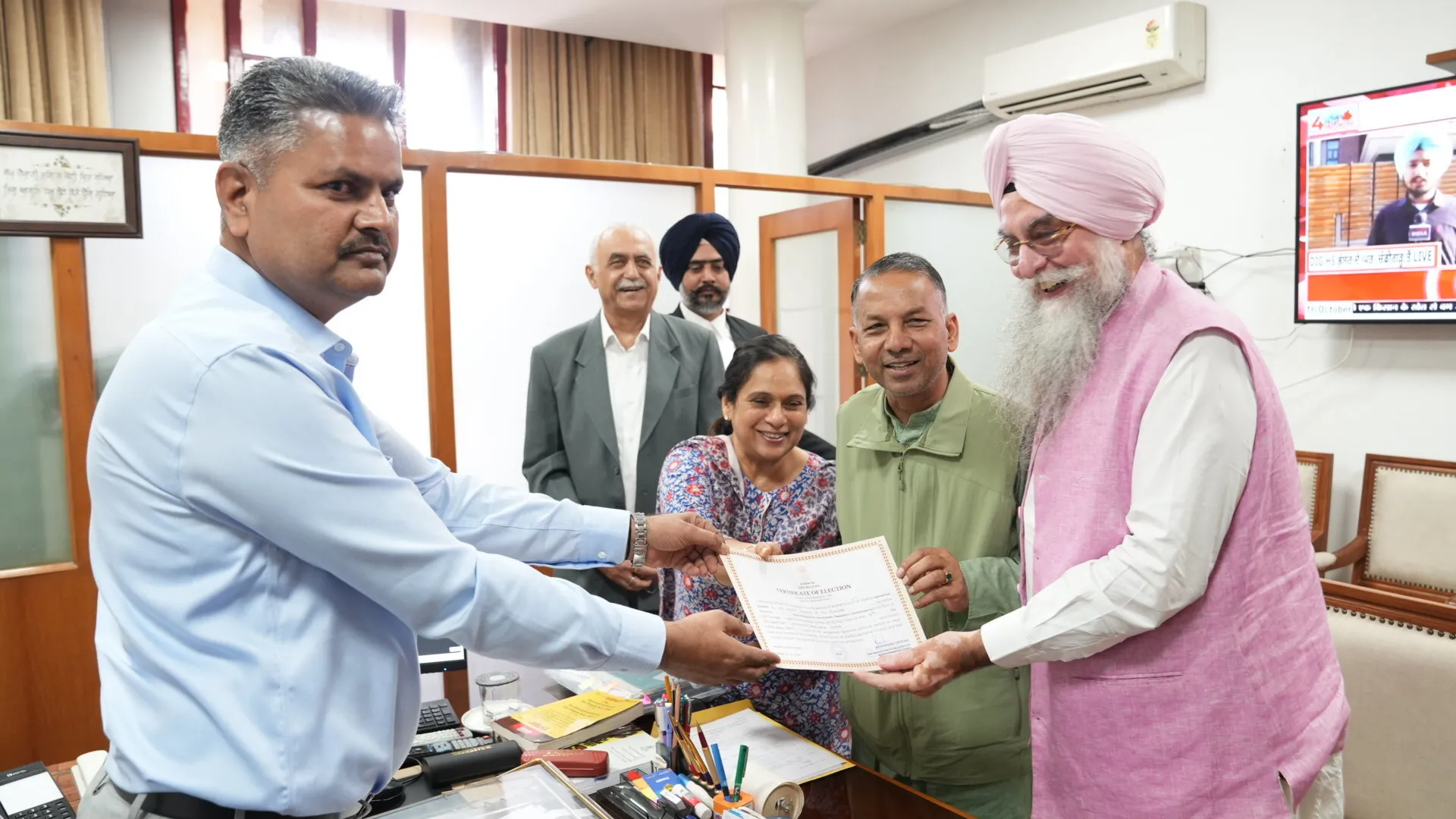 Padma Shri Rajinder Gupta, Emeritus Chairman of Trident Group, Elected Unopposed to Rajya Sabha from Punjab