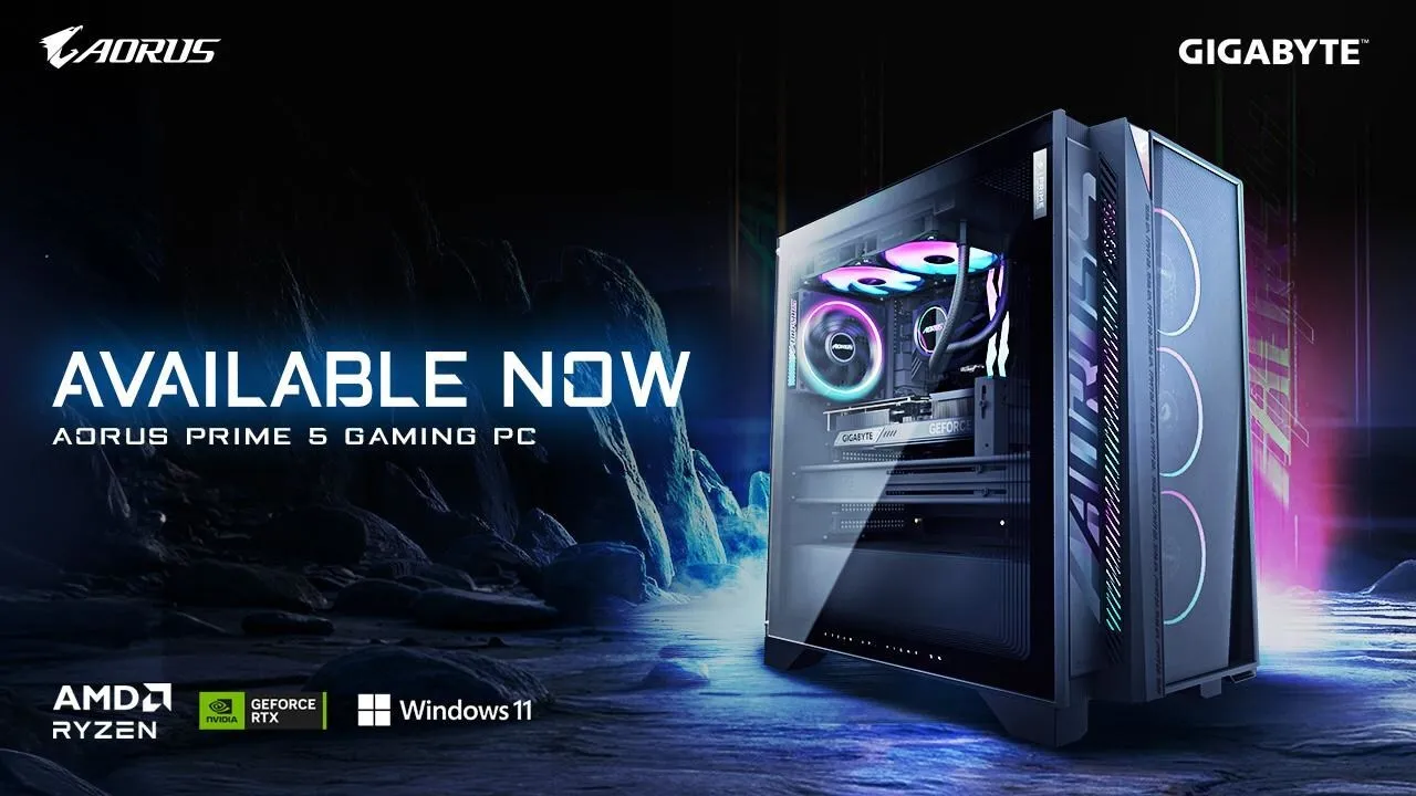 AORUS PRIME 5 Desktop Systems Now Available Showcasing GIGABYTE's Proven Reliability