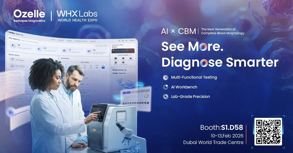 Ozelle Brings AI-Powered, Scenario-Ready Diagnostics to WHX Labs Dubai 2026