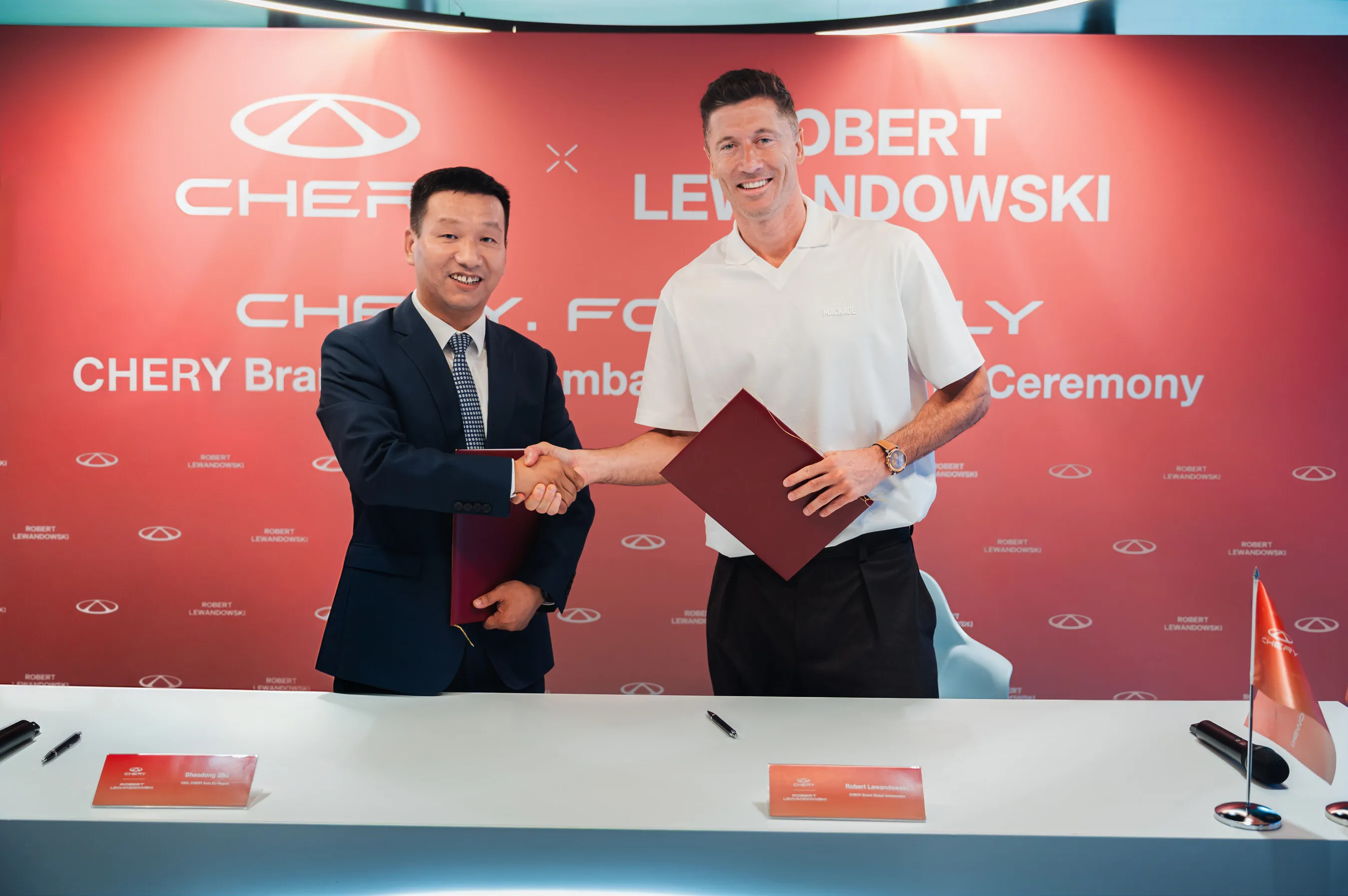 CHERY Officially Announces Robert Lewandowski as CHERY Brand Global Ambassador, Reinforcing the Global Expression of the 