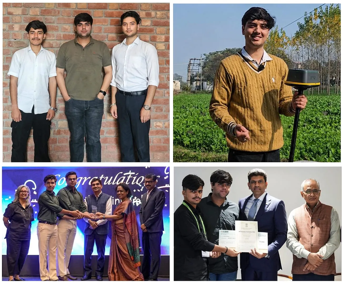 Chandigarh University Students' 'Green Heart' Wins NASSCOM's Best Startup Award, Bags ₹5 Lakh Grant to Transform Farming with AI, Satellites & IoT