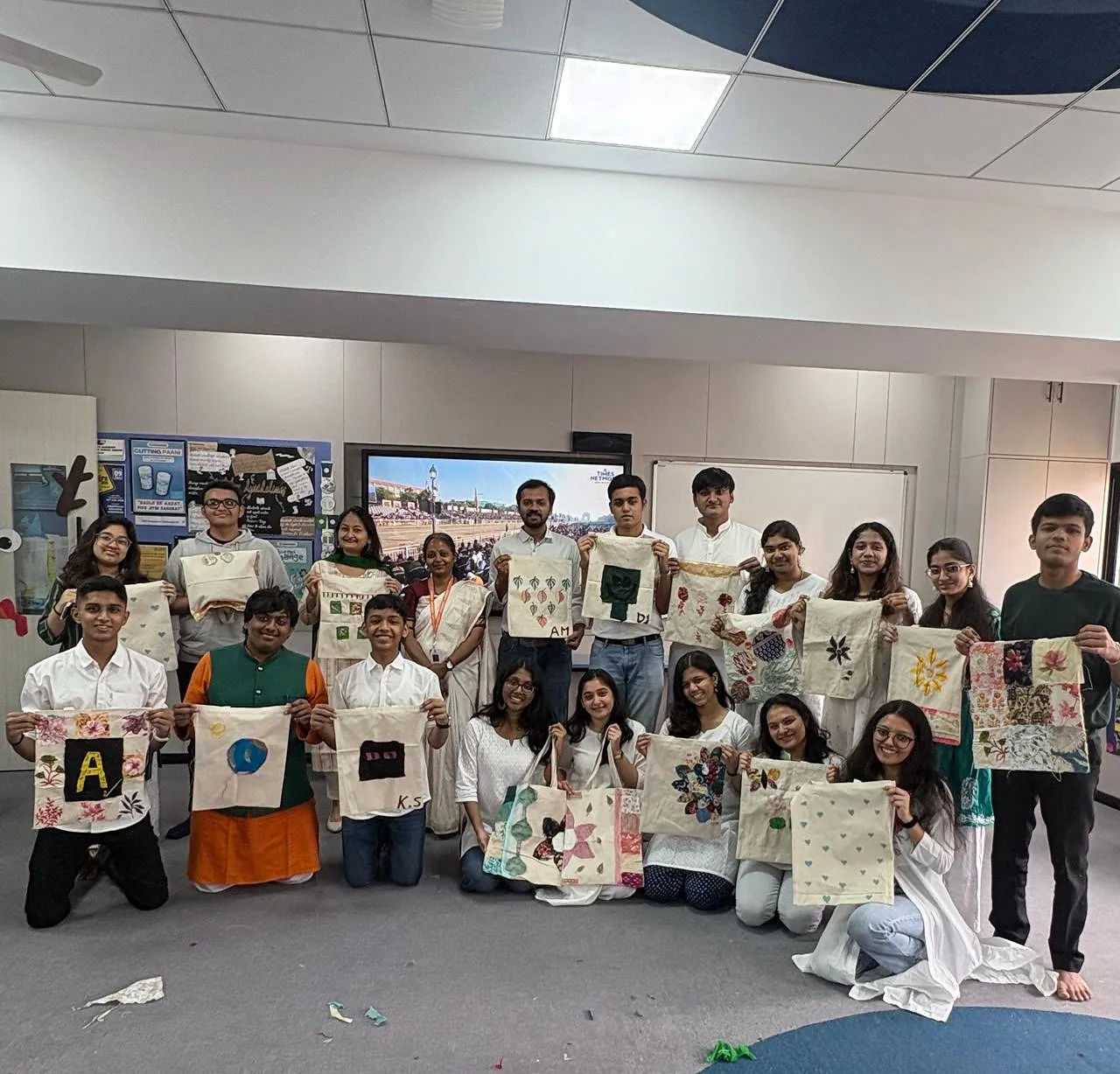 Children's Academy students tackle India's 7.7-million-tonne textile waste challenge