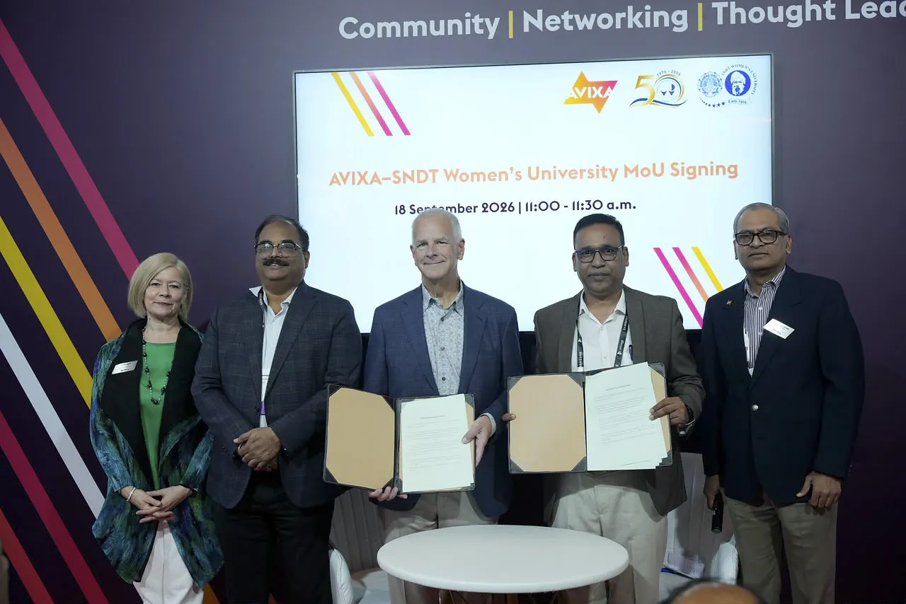 AVIXA Signs MoU with SNDT Women's University to Bridge Industry-Academia Gap and Empower Women in India's Growing AV Sector