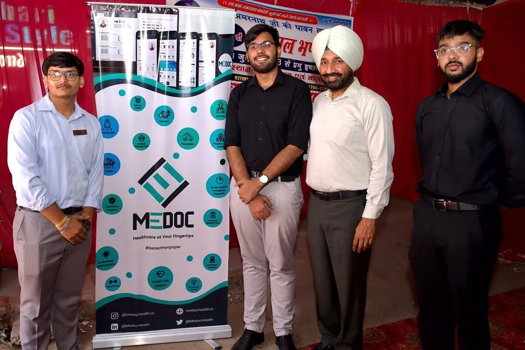 Chandigarh University CSE student Utkarsh develops AI-based hospital & patient care automation startup 'Medoc'