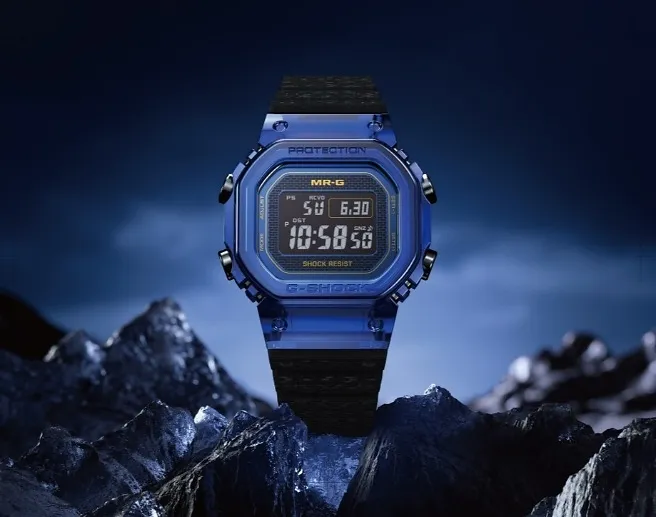 Casio to Release MR-G Crafted in Blue Sapphire Crystal