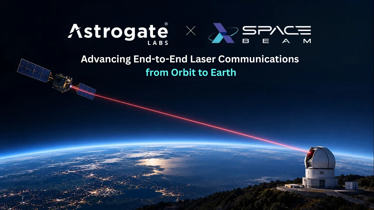 Astrogate Labs and Spacebeam Sign Strategic Partnership to Advance End-to-End Space-to-Ground Laser Communications