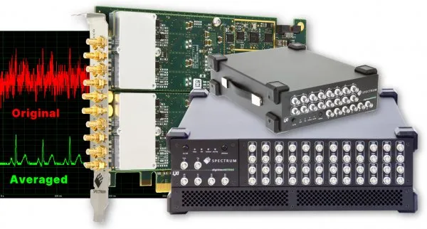 Spectrum Instrumentation | General-purpose digitizers get onboard averaging function